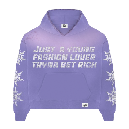 PURPLE “FASHION LOVER” HOODIE