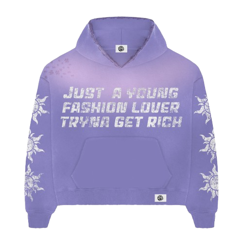 PURPLE “FASHION LOVER” HOODIE